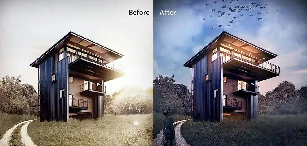 آموزش Post-Production در Photoshop آموزشگاه مهرگان اصفهان